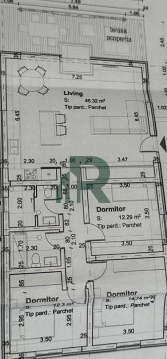 Casa individuala cu 4 camere 2 bai si terasa in Sura Mica